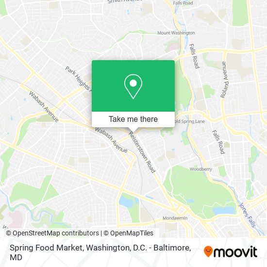 Spring Food Market map