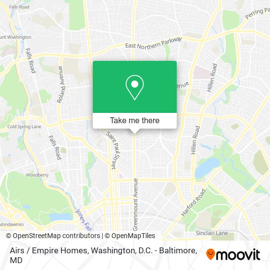 Airs / Empire Homes map