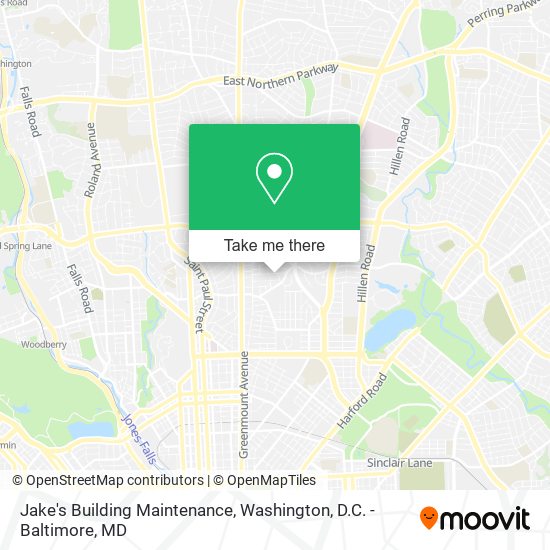 Jake's Building Maintenance map