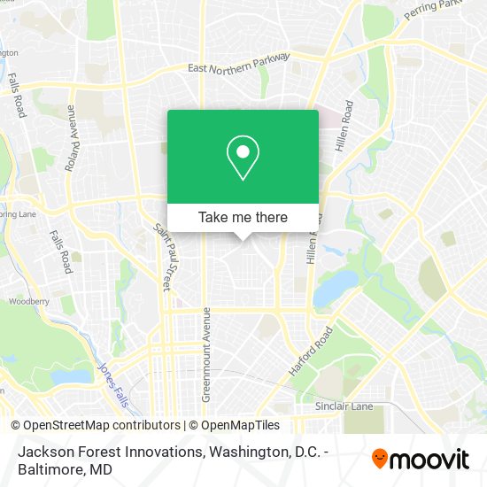 Mapa de Jackson Forest Innovations