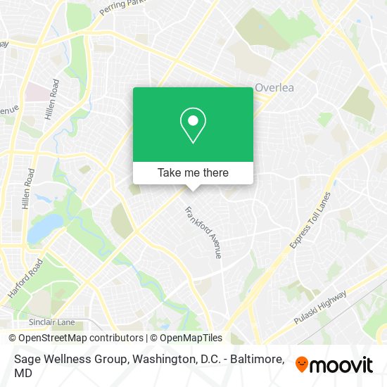 Sage Wellness Group map