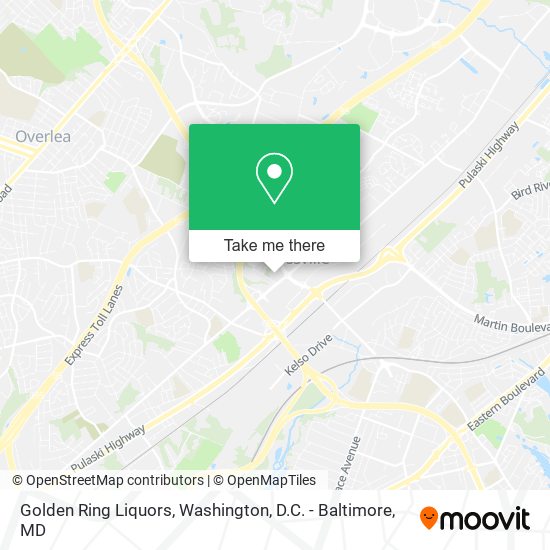 Golden Ring Liquors map
