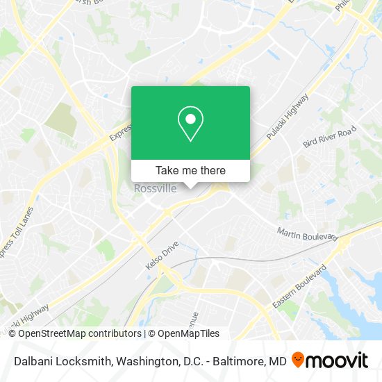 Mapa de Dalbani Locksmith