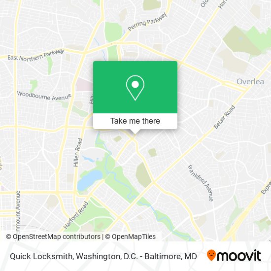 Quick Locksmith map