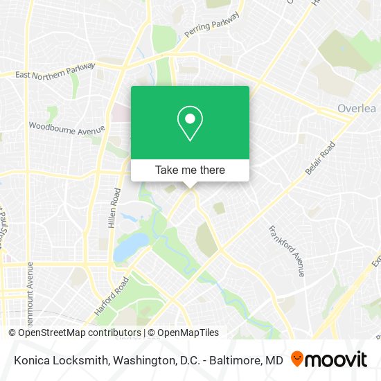 Konica Locksmith map