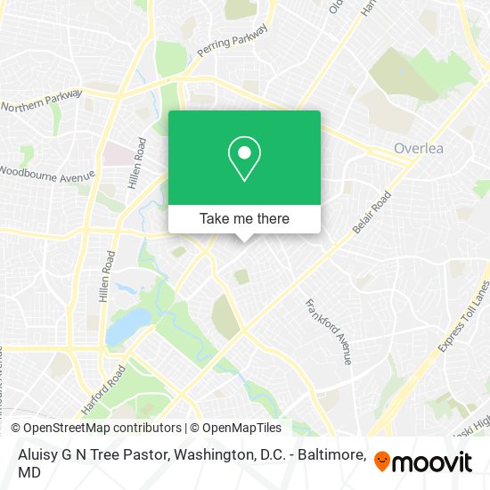 Mapa de Aluisy G N Tree Pastor