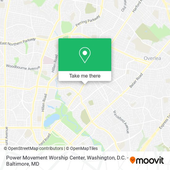 Power Movement Worship Center map