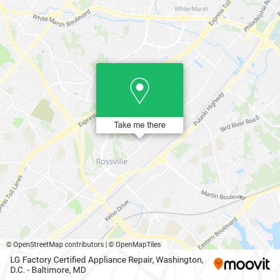 Mapa de LG Factory Certified Appliance Repair