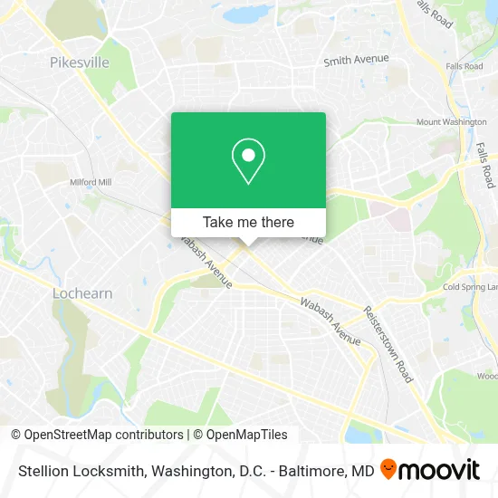 Stellion Locksmith map