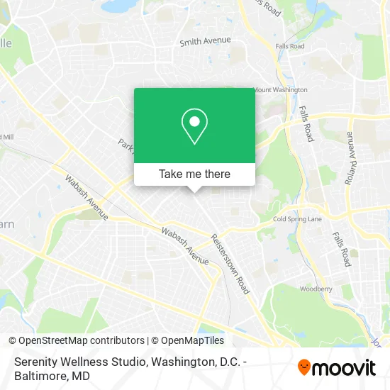 Mapa de Serenity Wellness Studio