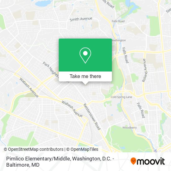 Pimlico Elementary/Middle map