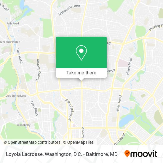 Mapa de Loyola Lacrosse