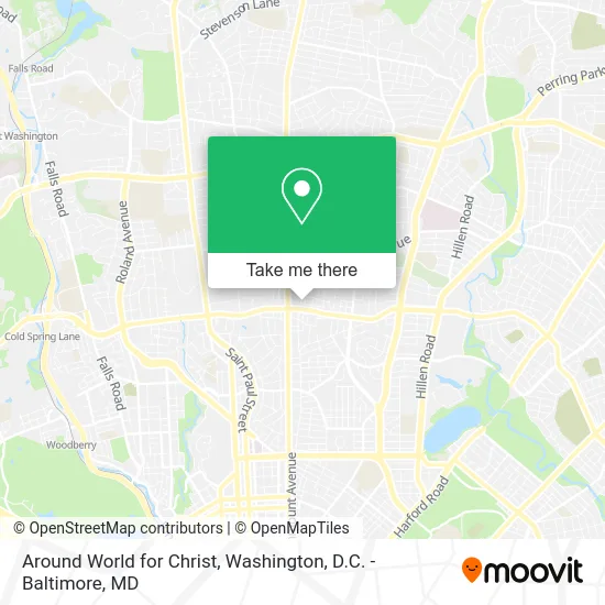 Around World for Christ map