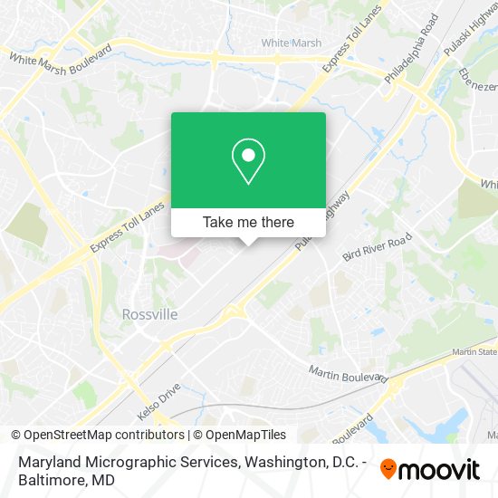 Maryland Micrographic Services map