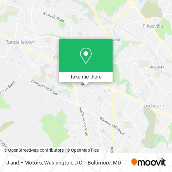 J and F Motors map