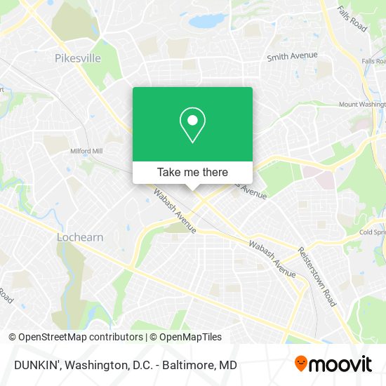 Mapa de DUNKIN'