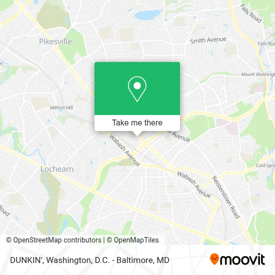 DUNKIN' map