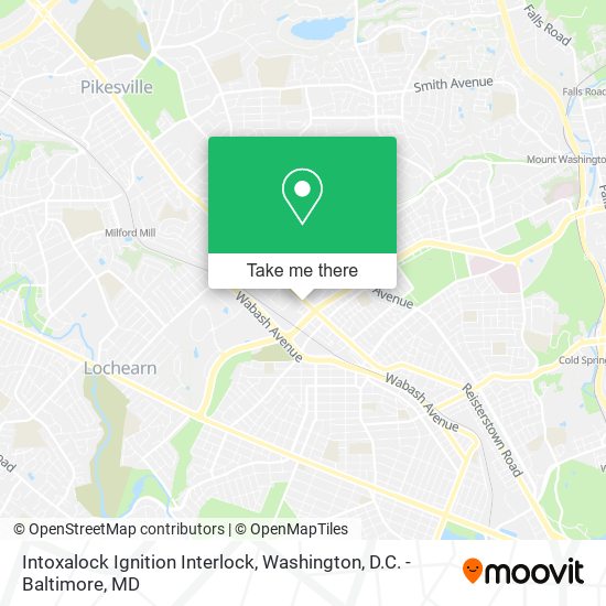 Intoxalock Ignition Interlock map