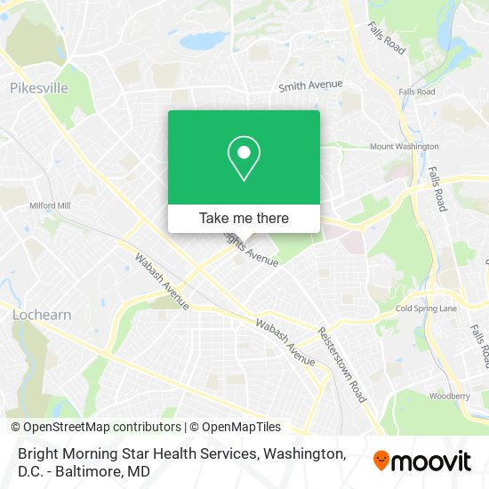 Bright Morning Star Health Services map