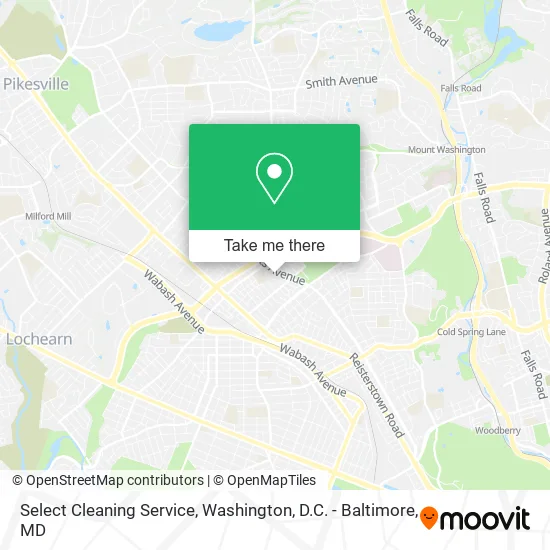 Mapa de Select Cleaning Service