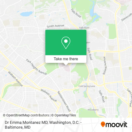 Mapa de Dr Emma Montanez MD