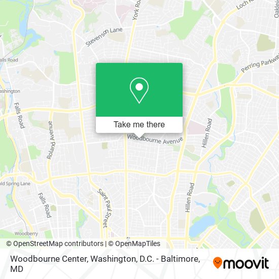 Woodbourne Center map