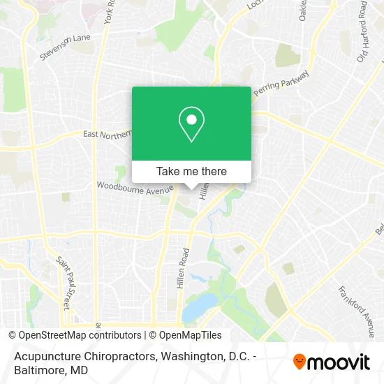 Acupuncture Chiropractors map