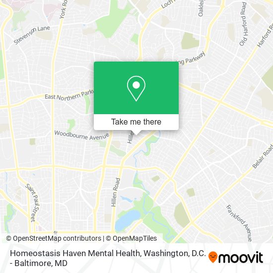 Homeostasis Haven Mental Health map