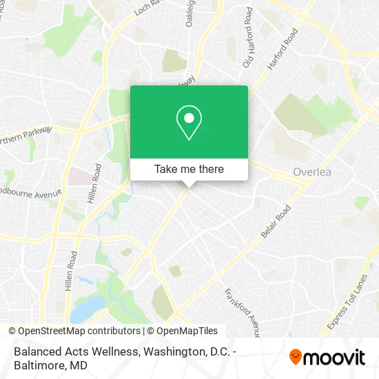 Mapa de Balanced Acts Wellness