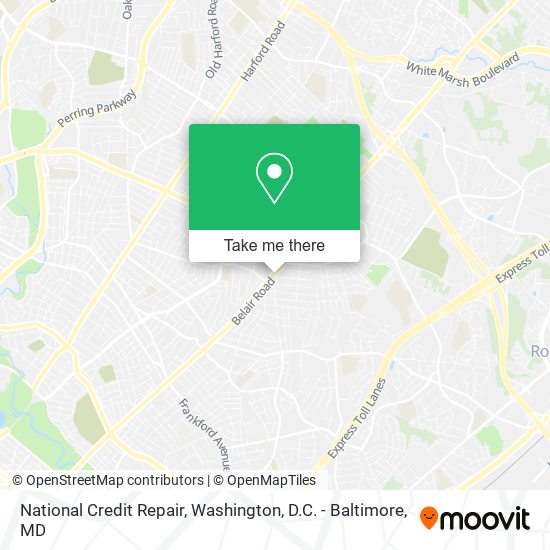 National Credit Repair map