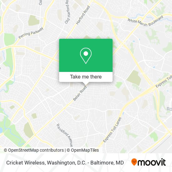 Cricket Wireless map