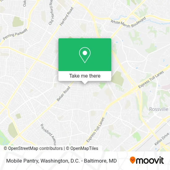 Mobile Pantry map