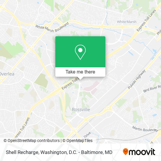 Shell Recharge map
