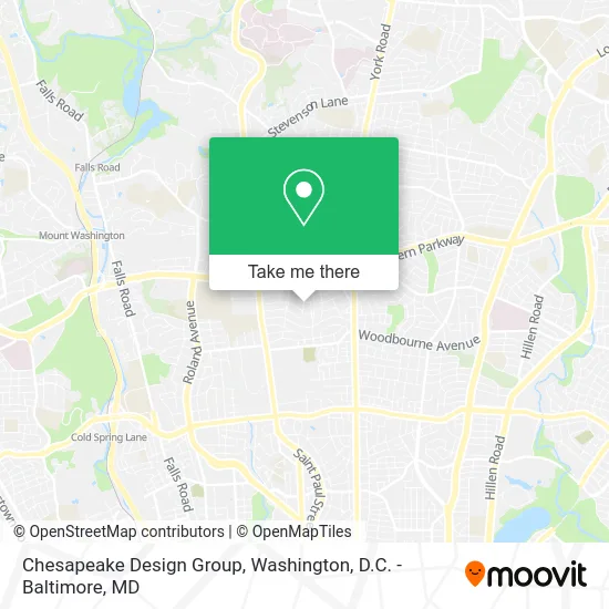 Chesapeake Design Group map