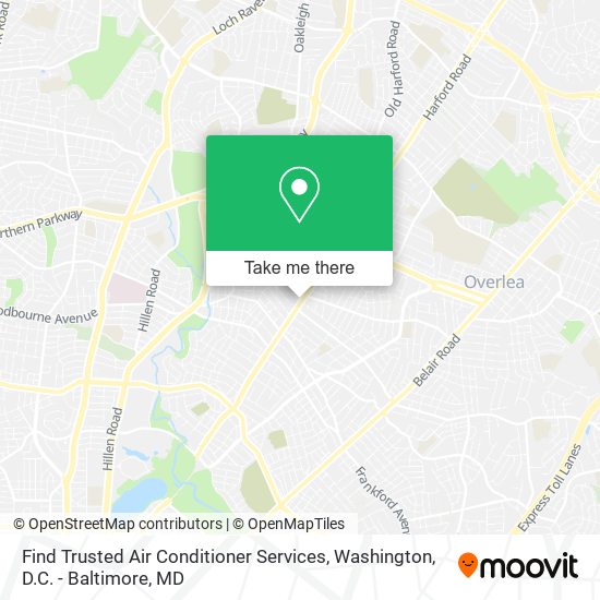 Find Trusted Air Conditioner Services map