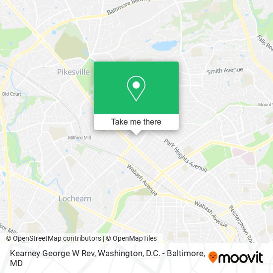 Kearney George W Rev map