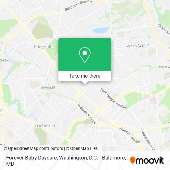 Mapa de Forever Baby Daycare