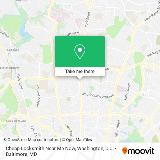Mapa de Cheap Locksmith Near Me Now