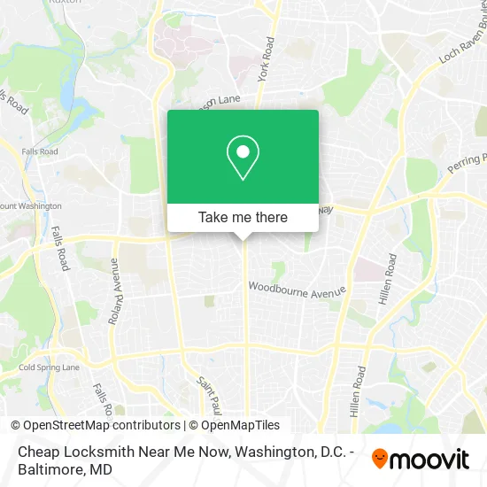Cheap Locksmith Near Me Now map