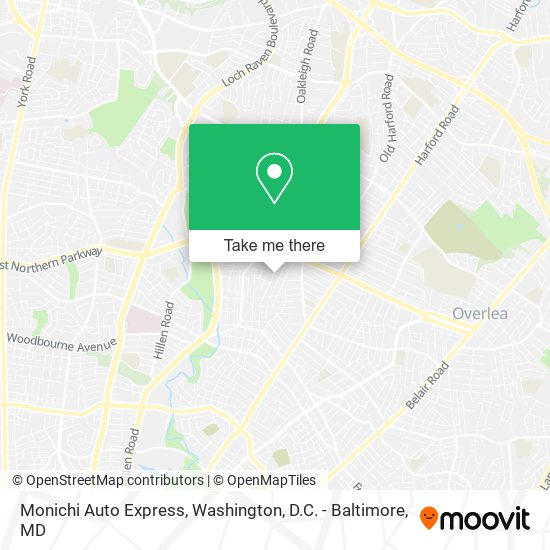 Mapa de Monichi Auto Express