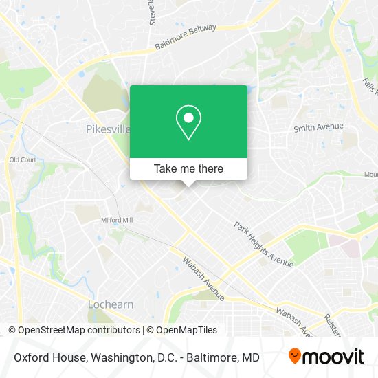 Oxford House map