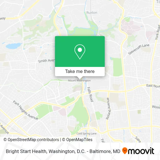 Bright Start Health map