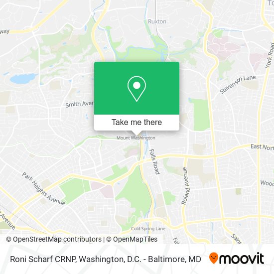 Mapa de Roni Scharf CRNP