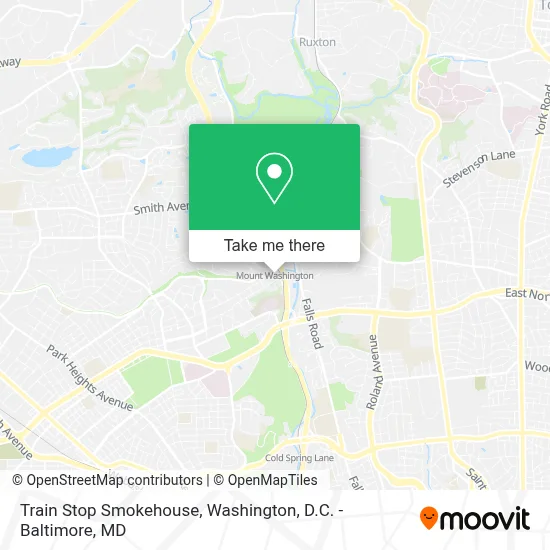 Train Stop Smokehouse map