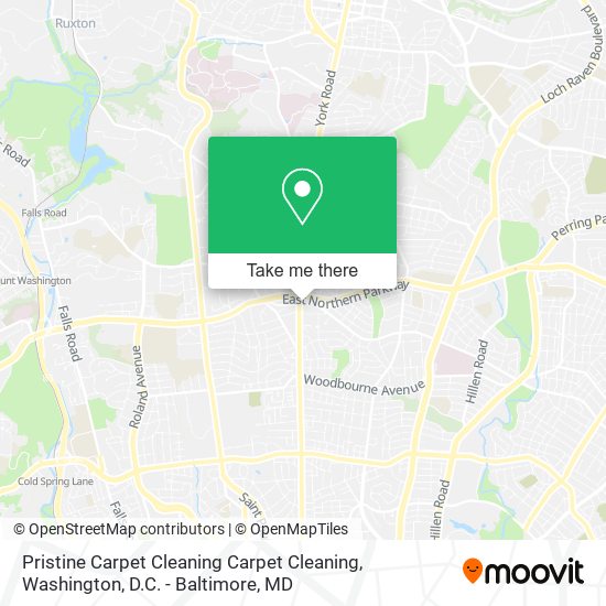 Pristine Carpet Cleaning Carpet Cleaning map
