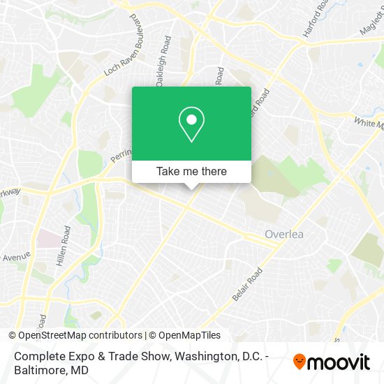 Complete Expo & Trade Show map
