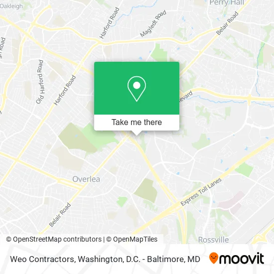 Mapa de Weo Contractors