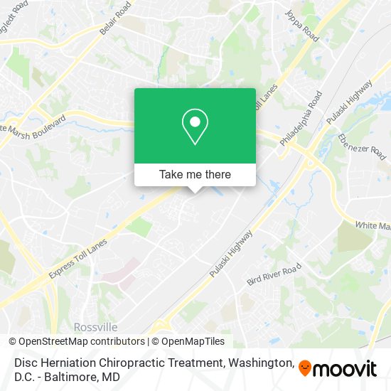 Mapa de Disc Herniation Chiropractic Treatment