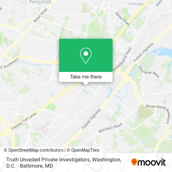 Truth Unveiled Private Investigators map