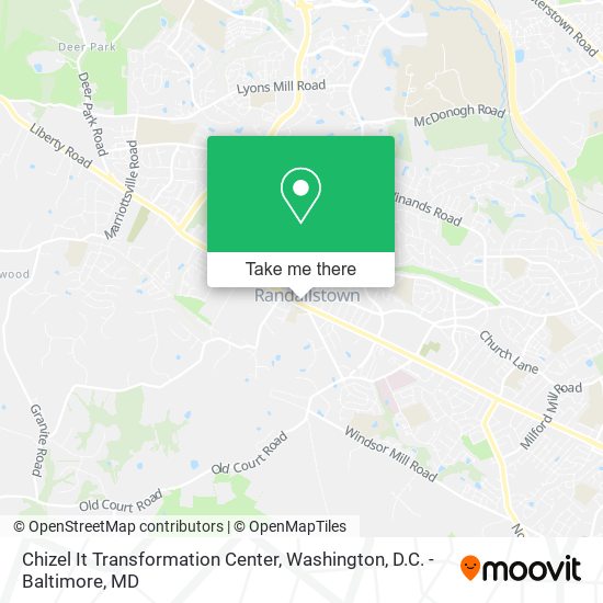 Chizel It Transformation Center map